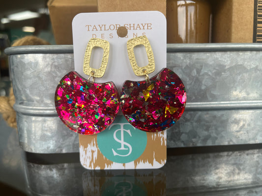 Jewelry earrings Taylor Shae Unicorn Oval