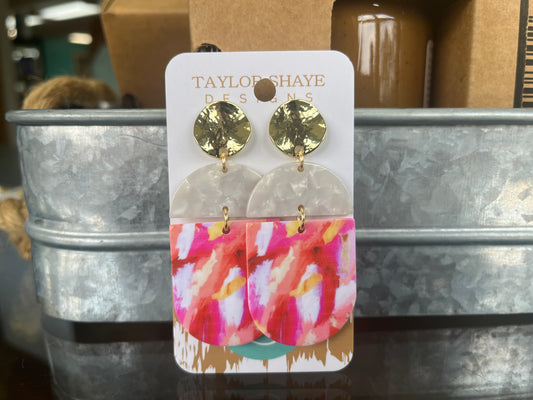 Jewelry earrings Taylor Shae  Pink Drops