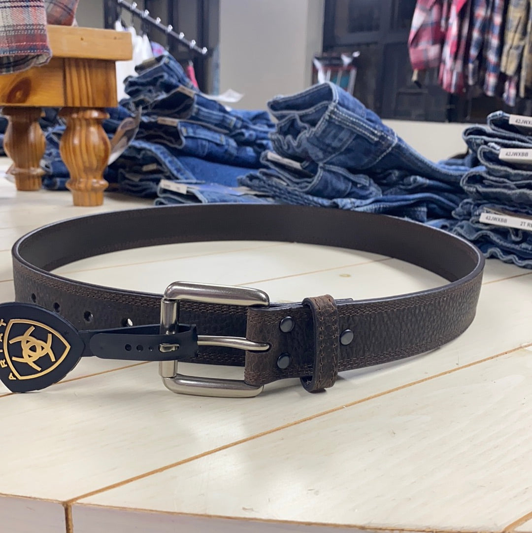 Mens belt Ariat work triple stitch #A10004630