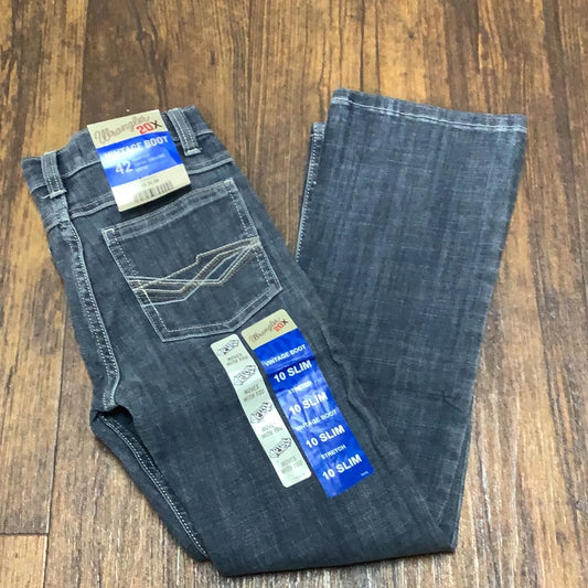 Boys jeans wrangler 20X vintage boot dark washed #42BWXGG